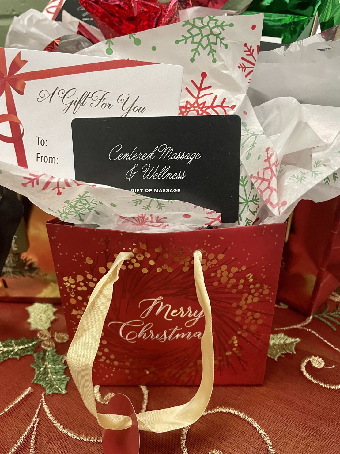 Massage gift cards electronic massage gift cards